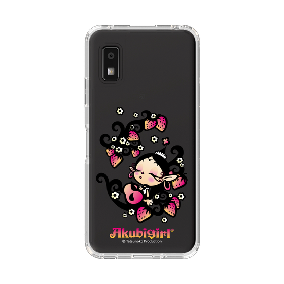 スリムプロテクションケース［ アクビガール - ストロベリー ］