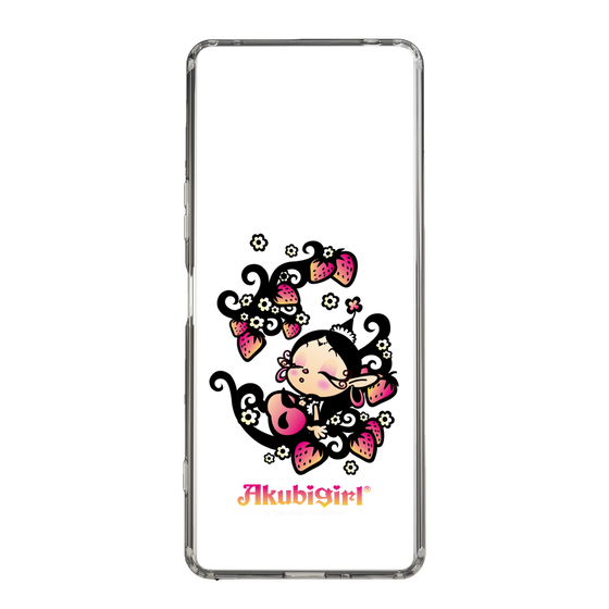 スリムプロテクションケース［ アクビガール - ストロベリー ］