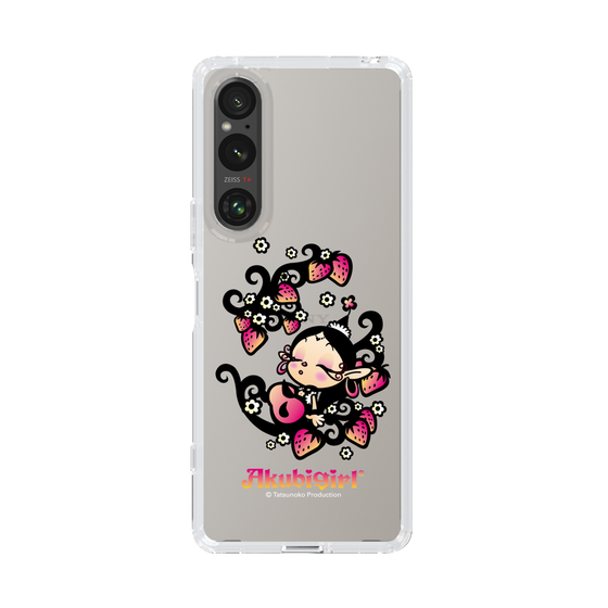 スリムプロテクションケース［ アクビガール - ストロベリー ］