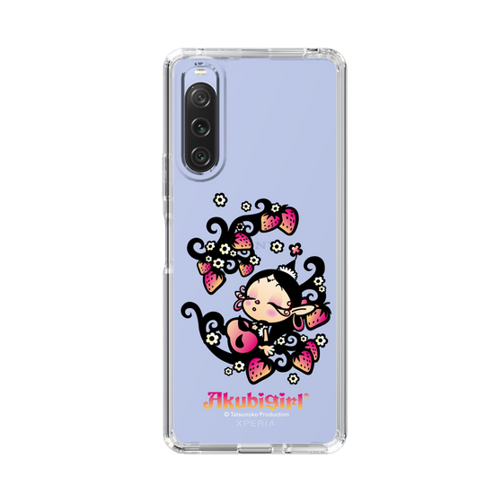 スリムプロテクションケース［ アクビガール - ストロベリー ］