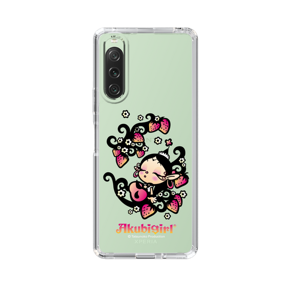 スリムプロテクションケース［ アクビガール - ストロベリー ］