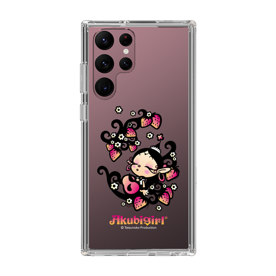 スリムプロテクションケース［ アクビガール - ストロベリー ］