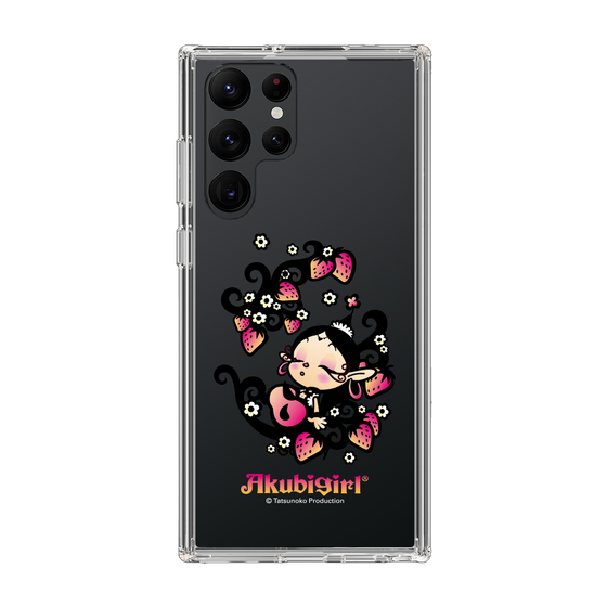 スリムプロテクションケース［ アクビガール - ストロベリー ］