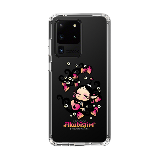 スリムプロテクションケース［ アクビガール - ストロベリー ］