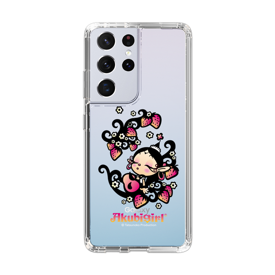 スリムプロテクションケース［ アクビガール - ストロベリー ］