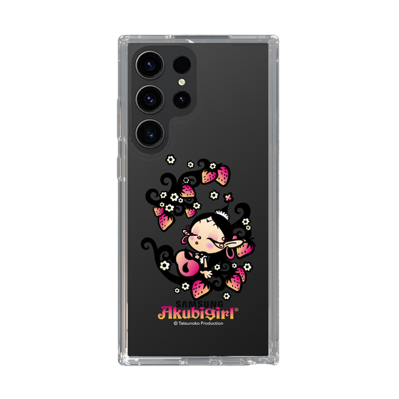スリムプロテクションケース［ アクビガール - ストロベリー ］