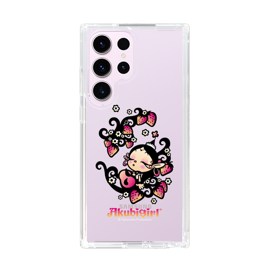 スリムプロテクションケース［ アクビガール - ストロベリー ］