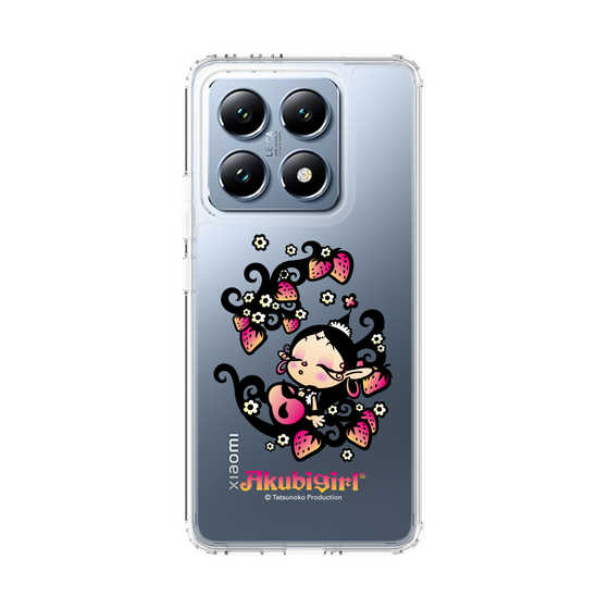 スリムプロテクションケース［ アクビガール - ストロベリー ］