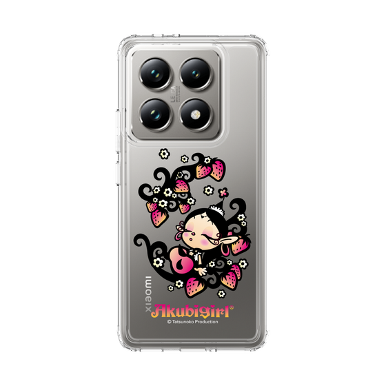 スリムプロテクションケース［ アクビガール - ストロベリー ］