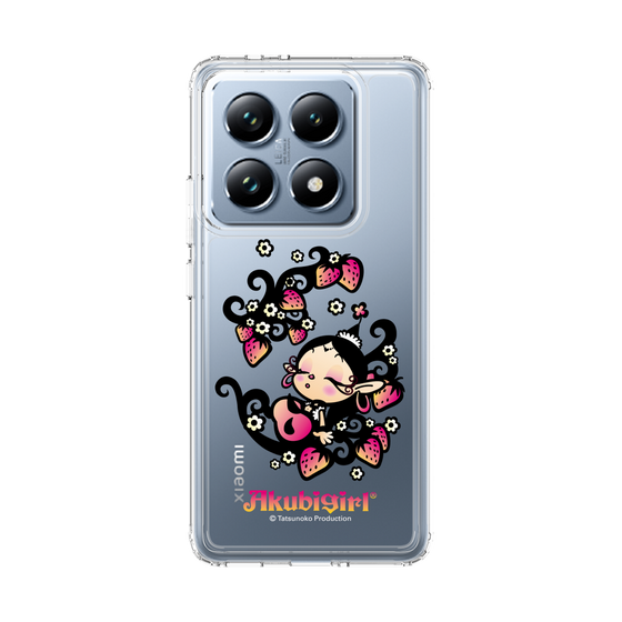 スリムプロテクションケース［ アクビガール - ストロベリー ］