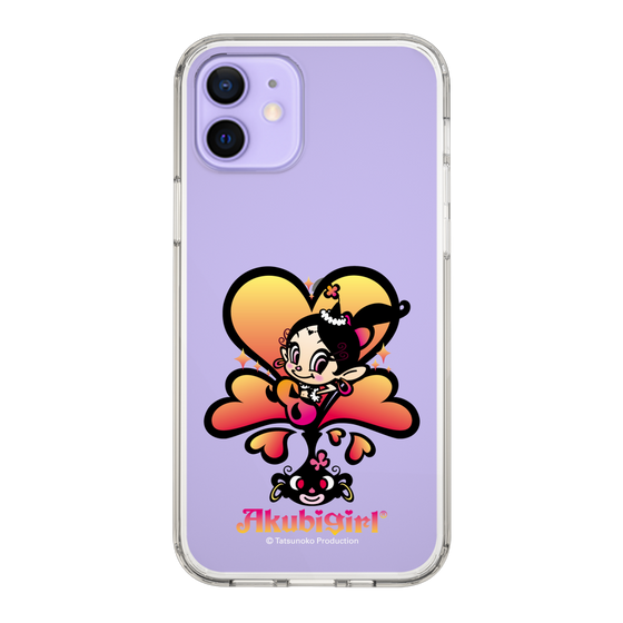 スリムプロテクションケース［ アクビガール - ハート ］