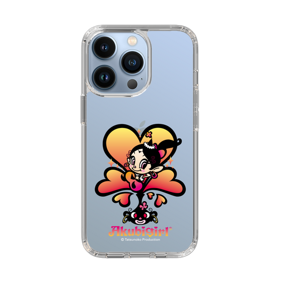 スリムプロテクションケース［ アクビガール - ハート ］