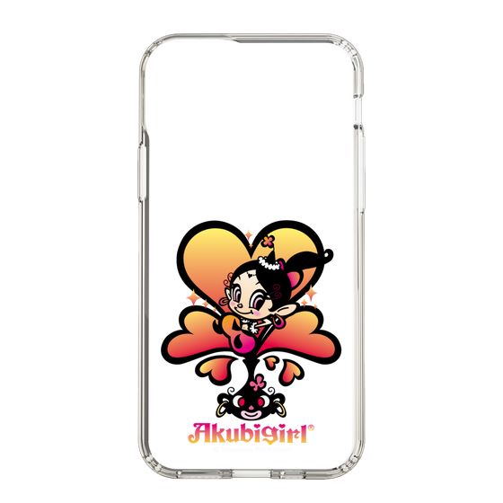スリムプロテクションケース［ アクビガール - ハート ］