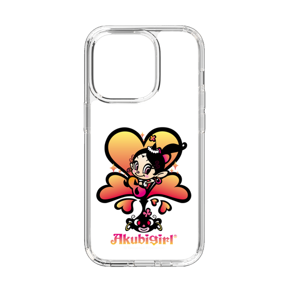 スリムプロテクションケース［ アクビガール - ハート ］