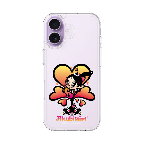 スリムプロテクションケース［ アクビガール - ハート ］