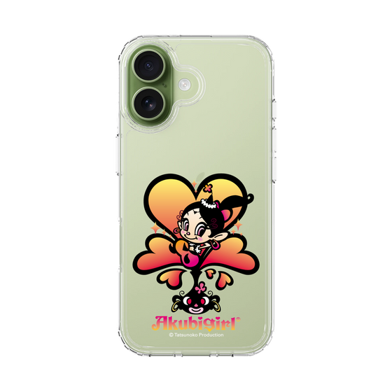 スリムプロテクションケース［ アクビガール - ハート ］
