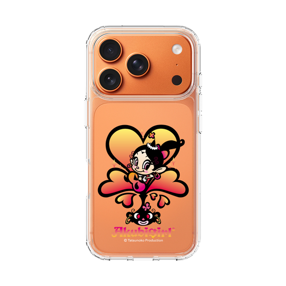 スリムプロテクションケース［ アクビガール - ハート ］