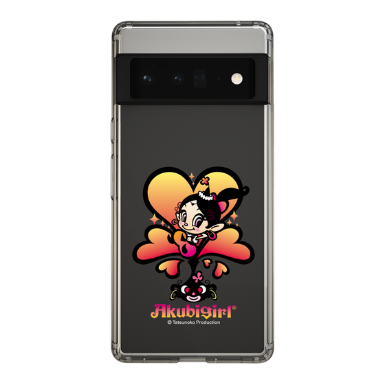 スリムプロテクションケース［ アクビガール - ハート ］