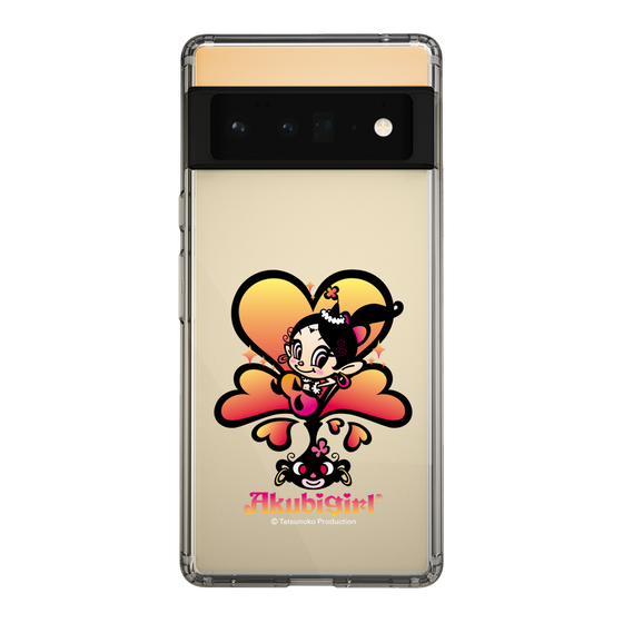 スリムプロテクションケース［ アクビガール - ハート ］