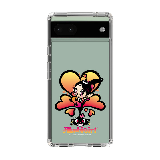 スリムプロテクションケース［ アクビガール - ハート ］