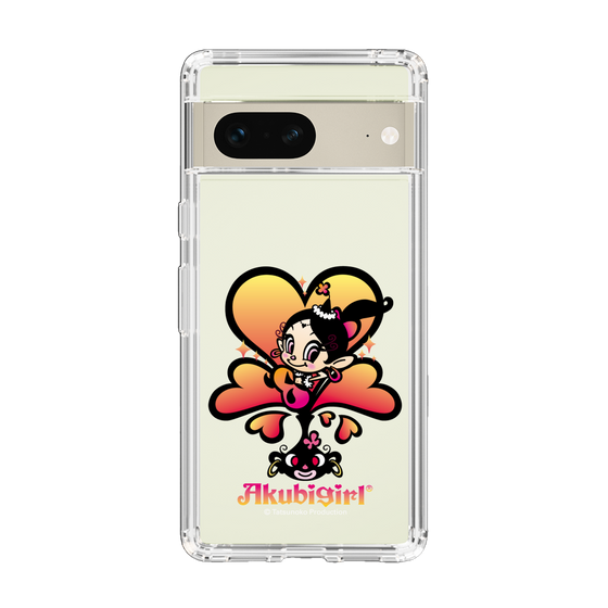 スリムプロテクションケース［ アクビガール - ハート ］