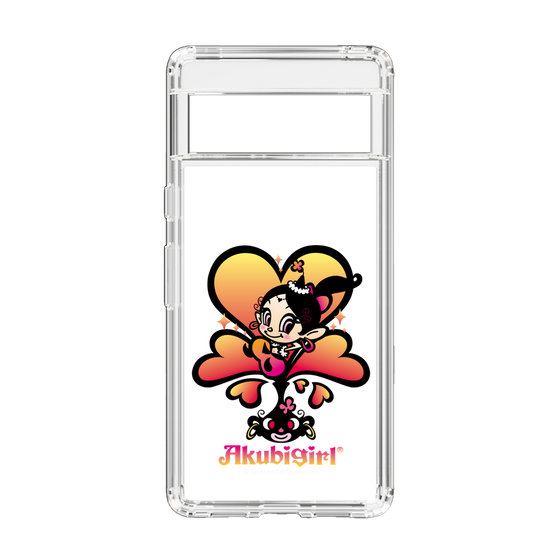 スリムプロテクションケース［ アクビガール - ハート ］