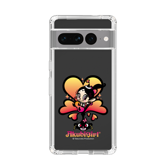 スリムプロテクションケース［ アクビガール - ハート ］