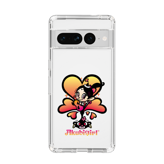 スリムプロテクションケース［ アクビガール - ハート ］