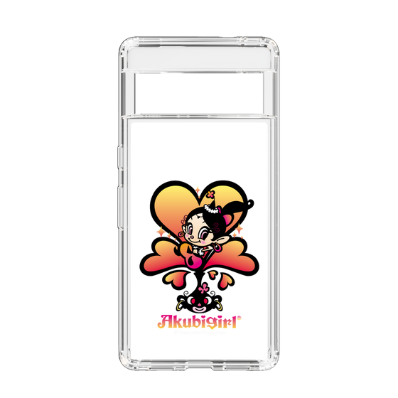 スリムプロテクションケース［ アクビガール - ハート ］