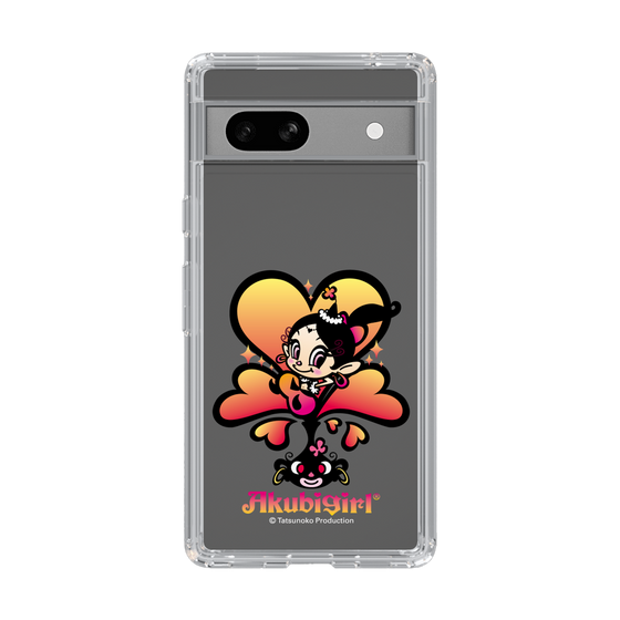 スリムプロテクションケース［ アクビガール - ハート ］