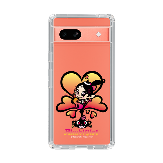 スリムプロテクションケース［ アクビガール - ハート ］