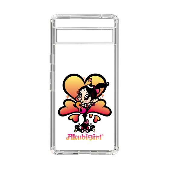 スリムプロテクションケース［ アクビガール - ハート ］