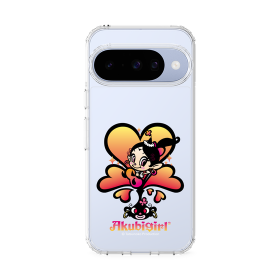 スリムプロテクションケース［ アクビガール - ハート ］