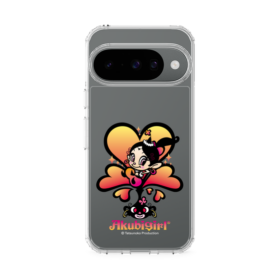 スリムプロテクションケース［ アクビガール - ハート ］