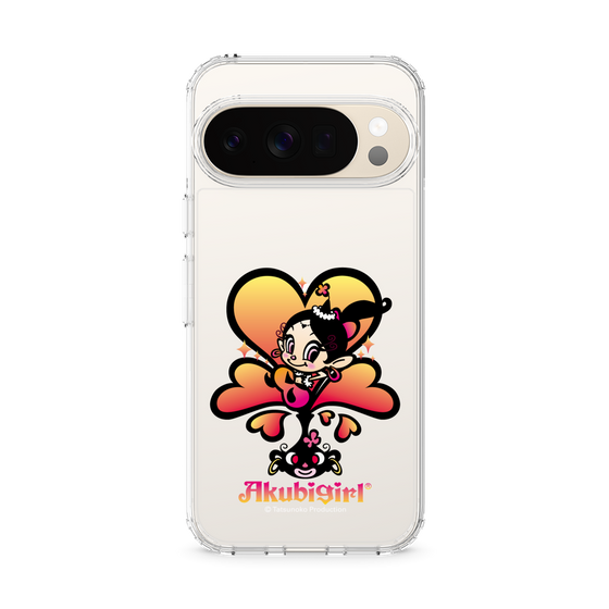 スリムプロテクションケース［ アクビガール - ハート ］