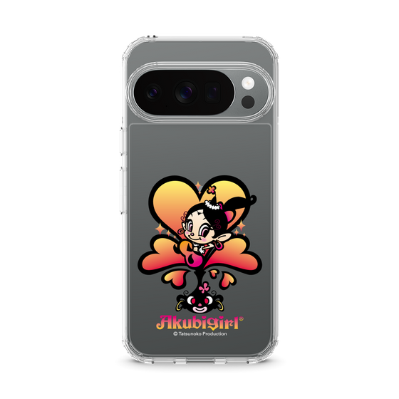 スリムプロテクションケース［ アクビガール - ハート ］