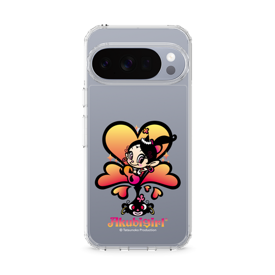 スリムプロテクションケース［ アクビガール - ハート ］