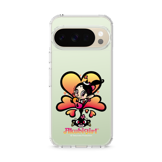 スリムプロテクションケース［ アクビガール - ハート ］