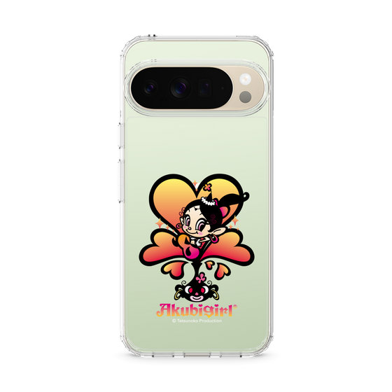 スリムプロテクションケース［ アクビガール - ハート ］