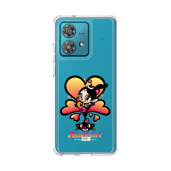 スリムプロテクションケース［ アクビガール - ハート ］