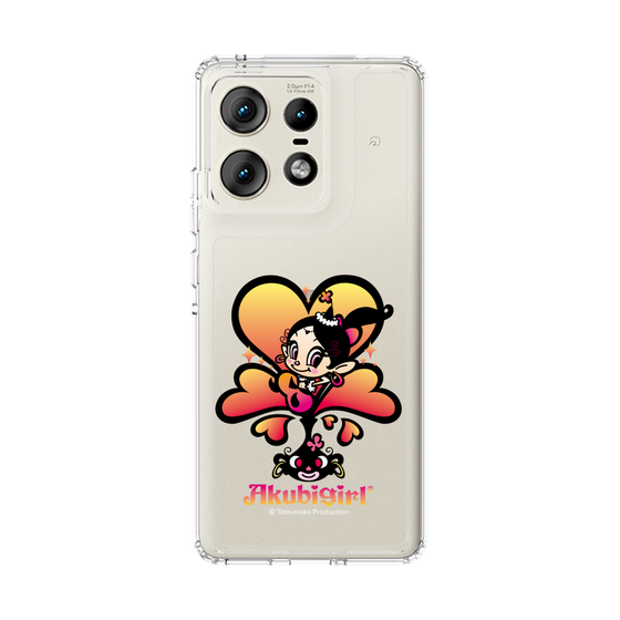 スリムプロテクションケース［ アクビガール - ハート ］