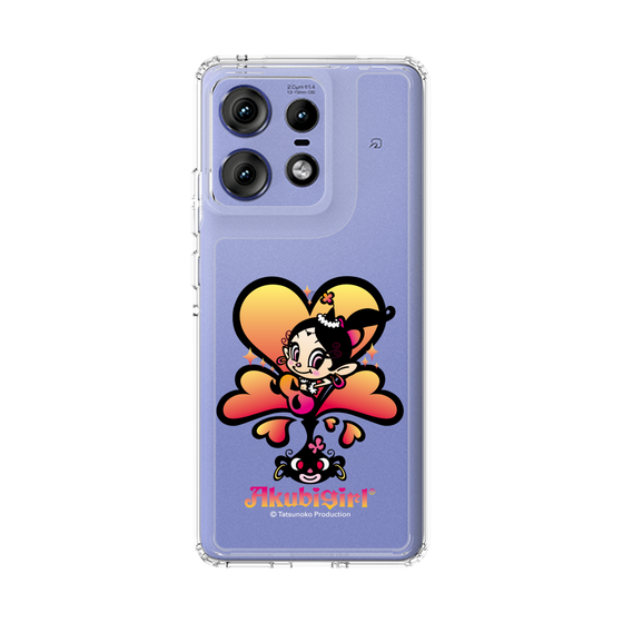 スリムプロテクションケース［ アクビガール - ハート ］