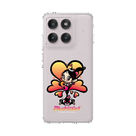 スリムプロテクションケース［ アクビガール - ハート ］