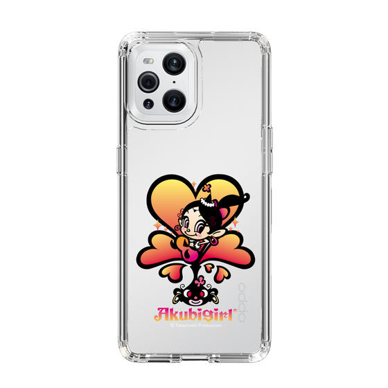 スリムプロテクションケース［ アクビガール - ハート ］