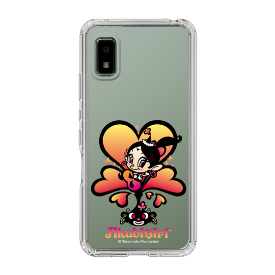 スリムプロテクションケース［ アクビガール - ハート ］