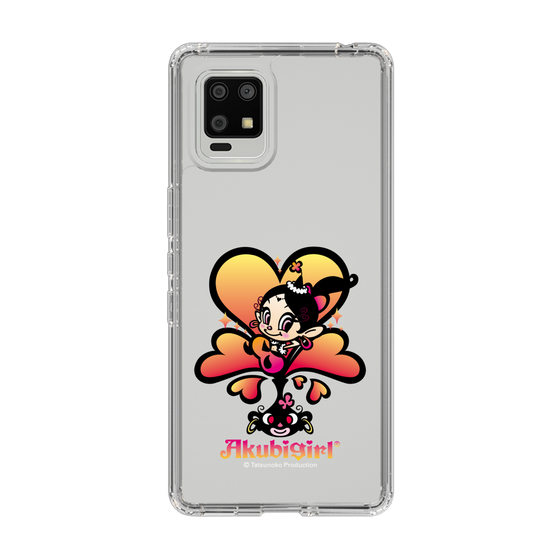 スリムプロテクションケース［ アクビガール - ハート ］