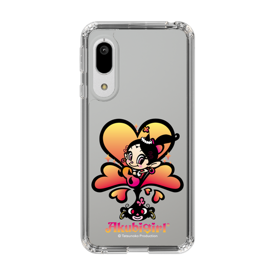 スリムプロテクションケース［ アクビガール - ハート ］