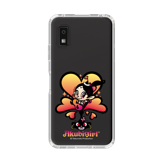 スリムプロテクションケース［ アクビガール - ハート ］