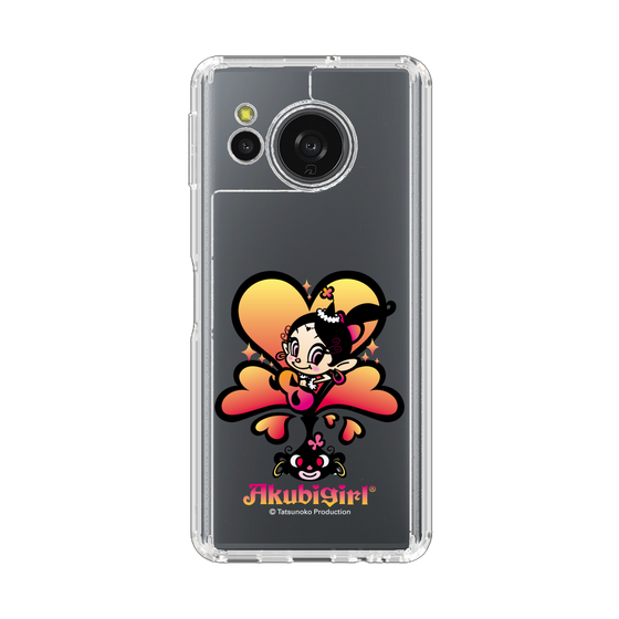 スリムプロテクションケース［ アクビガール - ハート ］