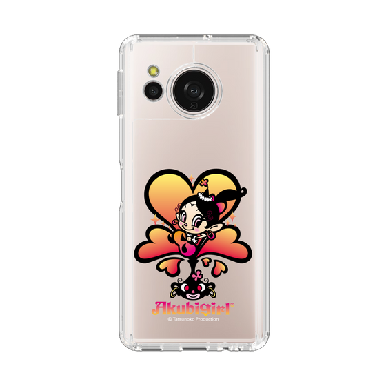 スリムプロテクションケース［ アクビガール - ハート ］